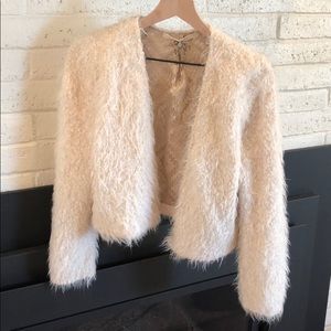 Anthropologie knitted & knotted sweater jacket